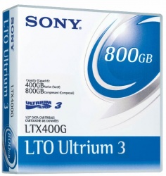 Sony Soporte de Datos LTO Ultrium 3, 400GB 