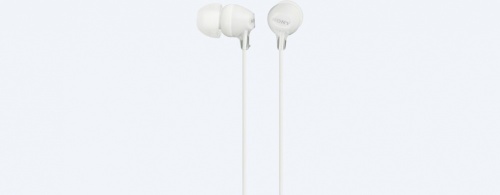 Sony Audífonos Intrauriculares con Micrófono MDR-EX14AP, Alámbrico, 1.2 Metros, 3.5mm, Blanco 