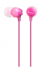 Sony Audífonos MDR-EX15LP, Alámbrico, 1.2 Metros, Rosa 