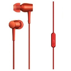 Sony Audífonos Intrauriculares con Micrófono MDR-EX750AP/RD, Alámbrico, 1.2 Metros, 3.5mm, Rojo 
