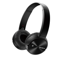 Sony Audífonos ZX330BT, Inalámbrico, Bluetooth, Negro 