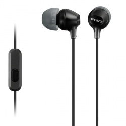 Sony Audífonos Intrauriculares con Micrófono MDREX14AP, Alámbrico, 1.2 Metros, 3.5mm, Negro 
