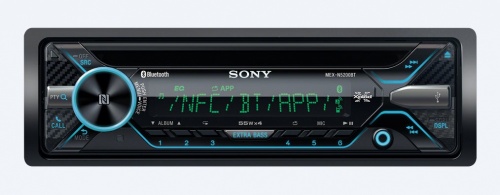 Sony Autoestéreo MEX-N5200BT, 220W, MP3/USB/Bluetooth, Negro 