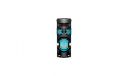 Sony Bocina MHC-V72D, Bluetooth, Alámbrico/Inalámbrico, USB, Negro — Resistente a Salpicaduras 