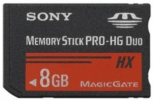 Memoria Flash Sony Memory Stick Pro-HG Duo, 8GB 
