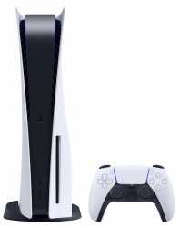 Sony PlayStation 5 Standard Edition 825GB, WiFi, Bluetooth 5.1, Blanco/Negro 