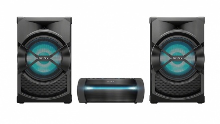 Sony SHAKE-X30D Mini Componente, Bluetooth, USB, Karaoke, Negro 