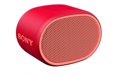 Sony Bocina Portátil SRS-XB01, Bluetooth, Inalámbrico, USB, Rojo - Resistente al Agua 