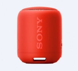 Sony Bocina Portátil SRS-XB12, Bluetooth, Inalámbrico, USB, Rojo - Resistente al Agua 