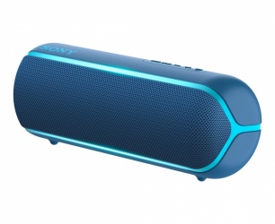 Sony Bocina Portátil XB22, Bluetooth, Inalámbrico, 2.0, USB 2.0, Azul - Resistente al Agua 