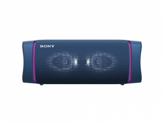 Sony Bocina Portátil SRS-XB33, Bluetooth, Inalámbrico, USB-A, Azul - Resistente a Salpicaduras/Polvo/Golpes 
