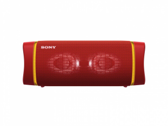 Sony Bocina Portátil SRS-XB33, Bluetooth, Inalámbrico, USB-A, Rojo - Resistente a Salpicaduras/Polvo/Golpes 