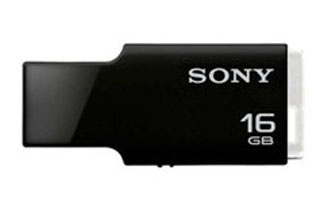 Memoria USB Sony Micro Vault Tiny, 16GB, USB 2.0, Negro 