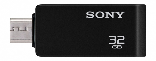Memoria USB Sony, 32GB, USB 2.0 + Micro USB, Negro 
