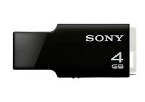 Memoria USB Sony Micro Vault Tiny, 4GB, USB 2.0, Negro 