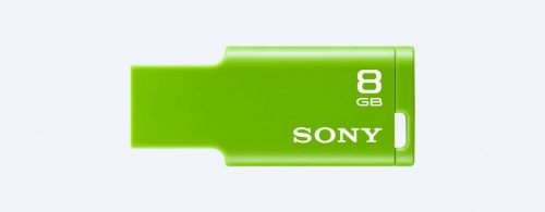 Memoria Flash Sony Microvault TINY, 8GB, USB 2.0, Verde 