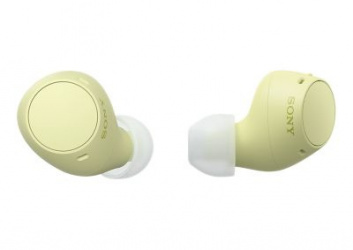 Sony Audífonos Intrauriculares con Micrófono WF-C510, Inalámbrico, Bluetooth, Amarillo 