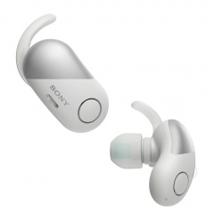 Sony Audífonos Intrauriculares con Micrófono WF-SP700N, Inalámbrico, Bluetooth, Micro USB, Blanco 