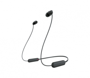 Sony Audífonos Intrauriculares con Micrófono WI-C100, Inalámbrico, Bluetooth, Negro 