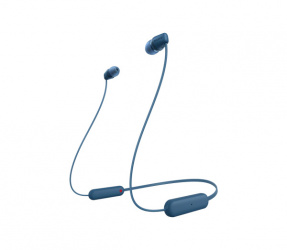 Sony Audífonos Intrauriculares con Micrófono WI-C100, Inalámbrico, Bluetooth, Azul 