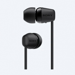 Sony Audífonos Intrauriculares con Micrófono WI-C200, Inalámbrico, Bluetooth, Negro 