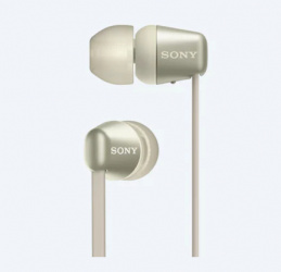 Sony Audífonos Intrauriculares con Micrófono WI-C310, Inalámbrico, Bluetooth, Dorado 
