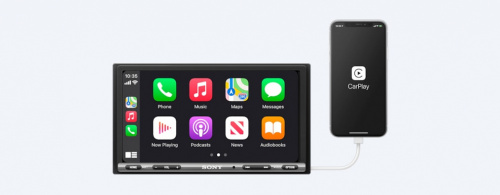 Sony Autoestéreo XAV-AX 3200, 220W, PCM/MP3/WMA/AAC/FLAC, USB/Bluetooth, Negro 