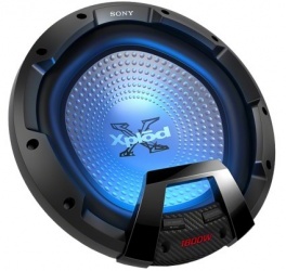 Sony Subwoofer XS-LEDW12, 300W RMS, 30 - 1000Hz, 12'', Negro/Gris 