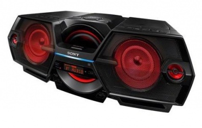 WRONG STOCK - Sony Radiograbadora ZS-BTG909, 20W, AM/FM, 3.5mm, Negro/Rojo - NOT UPLOAD 