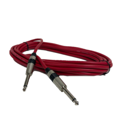 Soundtrack Cable Audio, 6.35mm - 6.35mm, 6.1 Metros, Rojo 