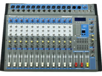 Soundtrack Mezcladora MIX-12AMP3, 12 Canales, USB, Gris 