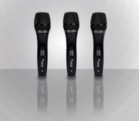 Soundtrack Micrófonos PRO-600, Alámbricos, Negro - 3 Piezas 