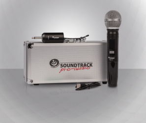 Soundtrack Micrófono RAPTOR-10, Inalámbrico, Negro/Gris 