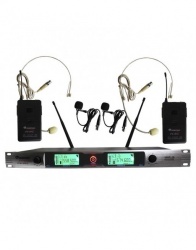 Soundtrack Kit Micrófonos de Diadema/Solapa STW-36HUL, Inalámbrico, 12V 