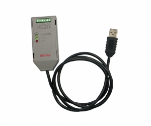 Soyal Convertidor USB Macho - RS-485 Hembra, Gris 