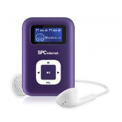 SPC Internet Reproductor MP3 Clip&Go 814T, 4GB, USB 2.0, Violeta 
