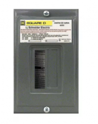 Square D Centro de Carga S0 QOD2S, 2 Polos, 50A, Sobreponer 