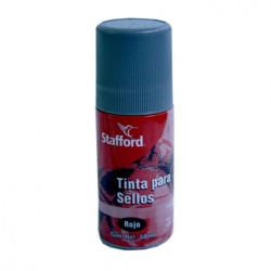 Stafford Tinta para Sello Color Rojo 60ml 