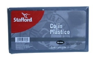 Stafford Cojín de Plástico para Sello No.2, sin Tinta 