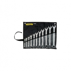 Stanley Juego de Llaves Combinadas 86-084, 11 Piezas, Acero 