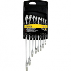 Stanley Juego de Llaves Combinadas 88-854, 8 Piezas, Acero 