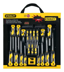 Stanley Juego de Desarmadores 62-113, 42 Piezas, Negro/Amarillo 