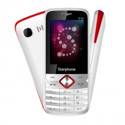 Starphone SP-QBL-42, Bluetooth, Rojo/Blanco 