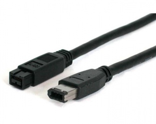 StarTech.com Cable FireWire 800 Macho - FireWire 400 Macho, 1.8 Metros, Negro 