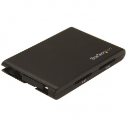 StarTech.com Lector Escritor de Memoria SD con 2 Ranuras, USB 3.0 Tipo C, 5 Gbit/s, Negro 