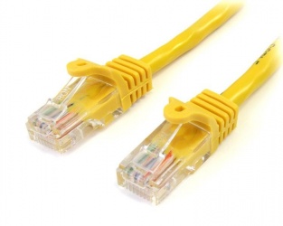StarTech.com Cable Patch Cat5e UTP sin Enganches RJ-45 Macho - RJ-45 Macho, 1 Metro, Amarillo  