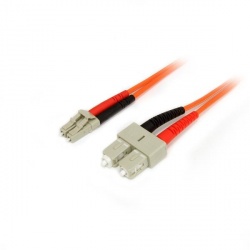 StarTech.com Cable Fibra Óptica OM2 LC Macho - SC Macho, 3 Metros, Naranja 