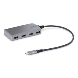 StarTech.com Hub USB C - 4x USB 3.0, 5000 Mbit/s, Gris 