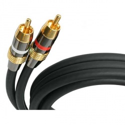 StarTech.com Cable AUDIORCA50 RCA Macho - RCA Macho, 15.24 Metros, Negro 