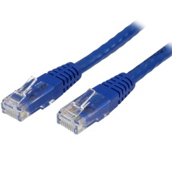StarTech.com Cable Patch Cat6 UTP Moldeado RJ-45 Macho - RJ-45 Macho, 30cm, Azul  